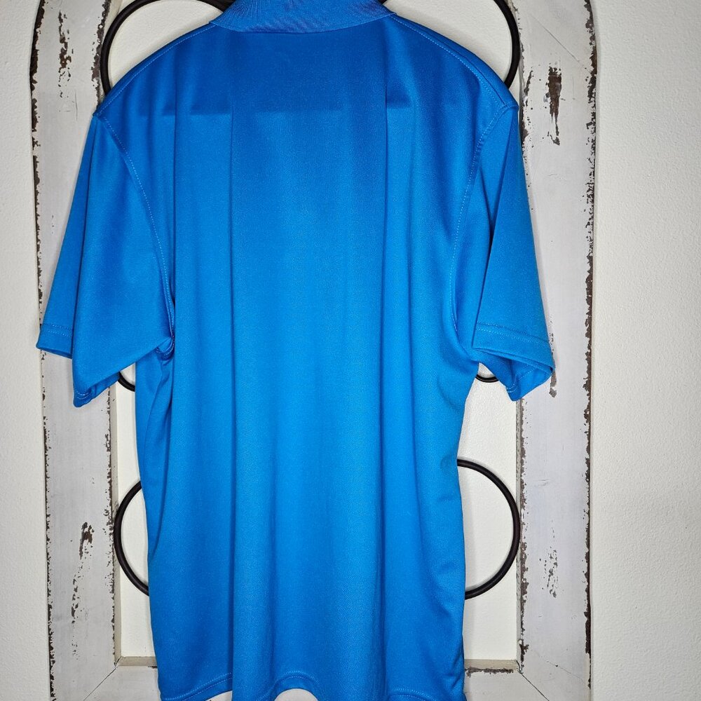 Vansport Performance Men’s Blue Golf Polo, L - Picture 3 of 5